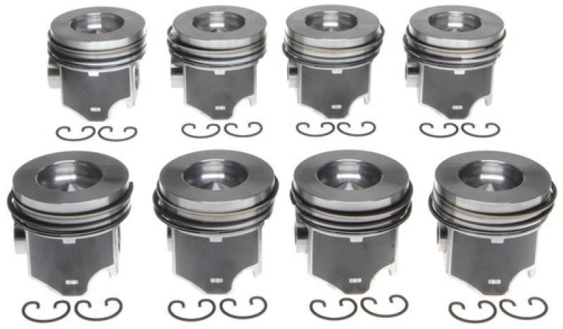Mahle OE Dodge Truck Cummins 6.7L +.50MM Piston & Rings Set w/ Coated Skirt - Set of 6