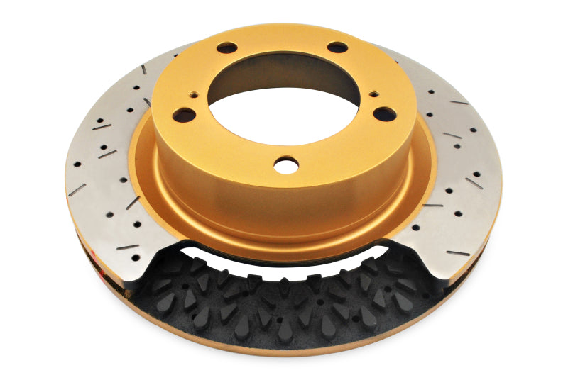 DBA 06-09 Volkswagen GTI Rear Drilled & Slotted Street Series Rotor