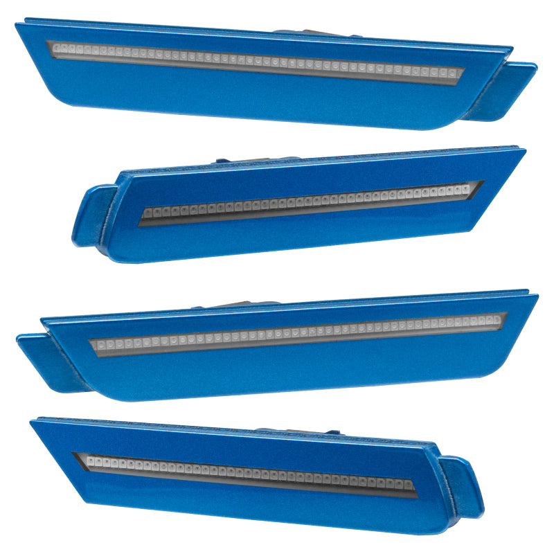 Oracle 10-15 Chevrolet Camaro Concept Sidemarker Set - Clear - Kinetic Blue (WA7S)
