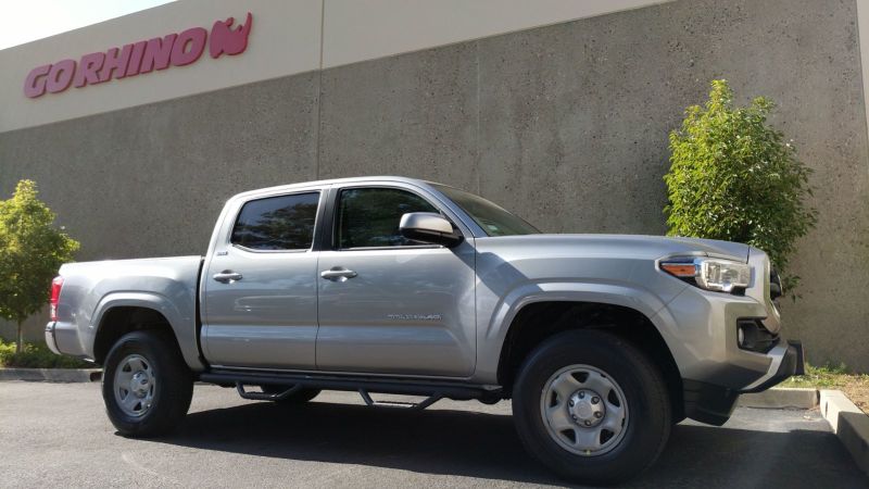 Go Rhino 05-20 Toyota Tacoma Dominator Classic D2 SideSteps - Cab Length - Tex Blk