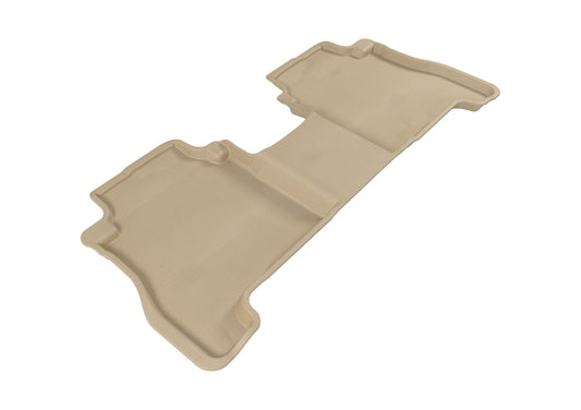 3D MAXpider 2007-2012 Hyundai Santa Fe Kagu 2nd Row Floormats - Tan