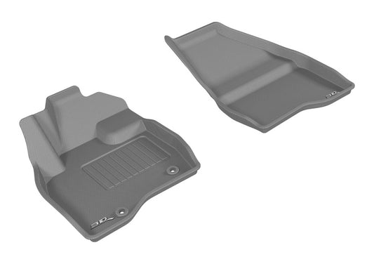 3D MAXpider 2015-2016 Ford Explorer Kagu 1st Row Floormat - Gray