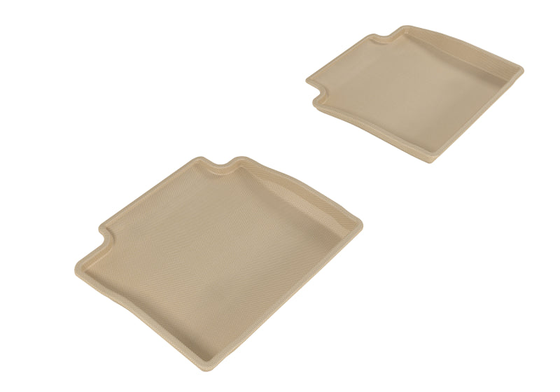 3D MAXpider 2014-2020 Chevrolet Impala Kagu 2nd Row Floormats - Tan