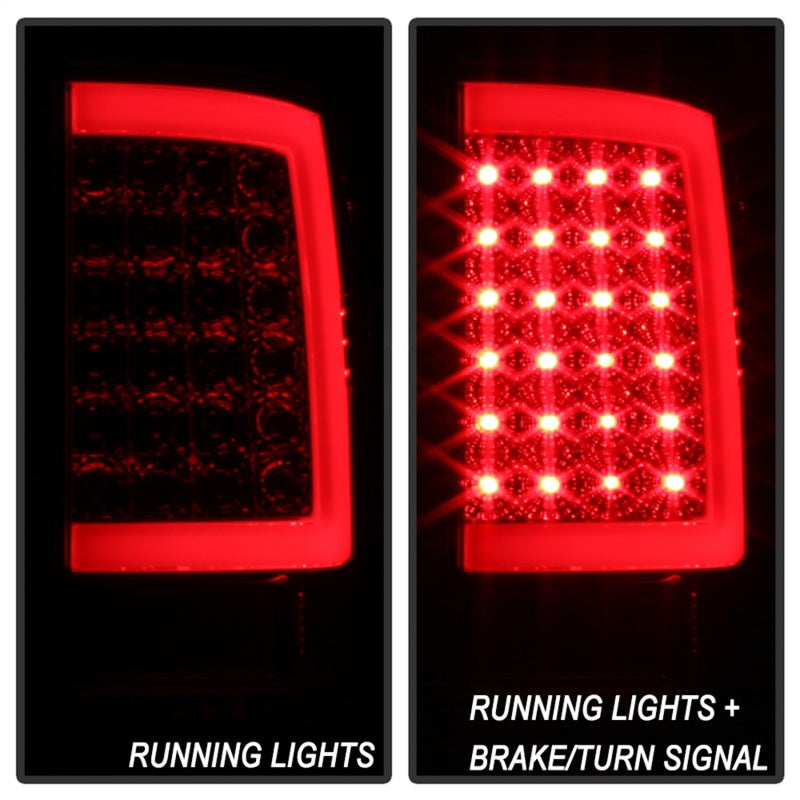 xTune Dodge Ram 1500 09-16 LED Tail Lights Incandescent Model Only - Red Clear ALT-ON-DR09-LBLED-RC