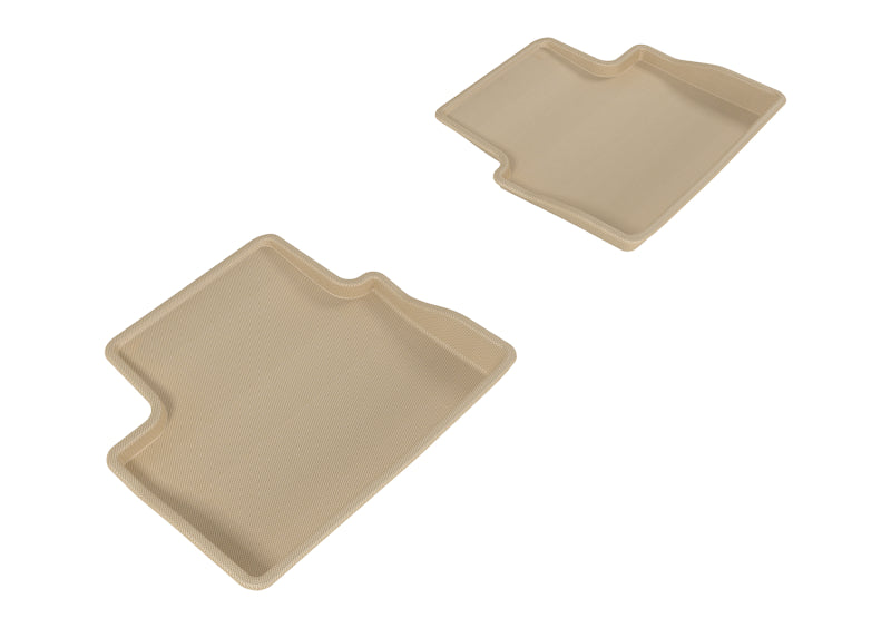 3D MAXpider 2013-2015 Chevrolet Malibu Kagu 2nd Row Floormats - Tan