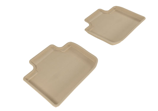 3D MAXpider 2014-2020 Lexus IS Kagu 2nd Row Floormats - Tan