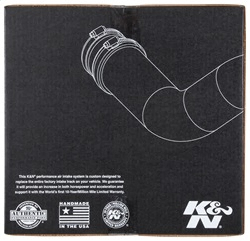 K&N Performance Intake Kit TYPHOON; FORD FOCUS, L4-2.3L, 03-07 (POLISHED)