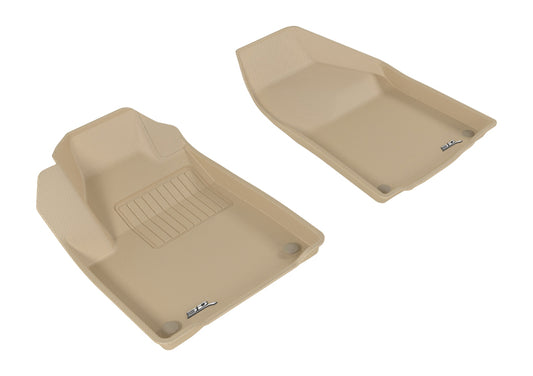 3D MAXpider 2015-2020 Jeep Cherokee Kagu 1st Row Floormat - Tan