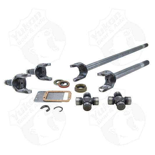 Yukon Gear Front 4340 Chrome-Moly Replacement Axle Kit For 82-86 Dana 30 Jeep CJ