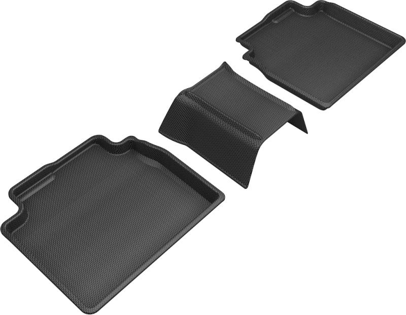 3D MAXpider 2019-2020 Lexus ES/Avalon Hybrid Kagu 2nd Row Floormats - Black