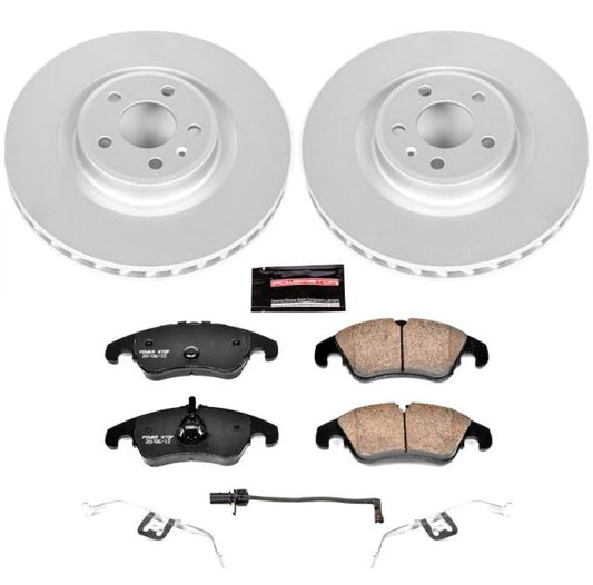 Power Stop 10-11 Audi S4 Front Z23 Evolution Sport Coated Brake Kit