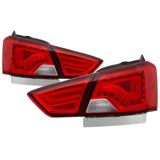 xTune 14-18 Chevy Impala (Excl 14-16 Limited) LED Tail Lights - Red Clear (ALT-JH-CIM14-LBLED-RC)