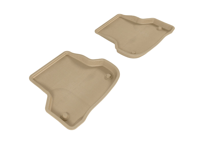 3D MAXpider 2006-2013 Audi A3 Kagu 2nd Row Floormats - Tan