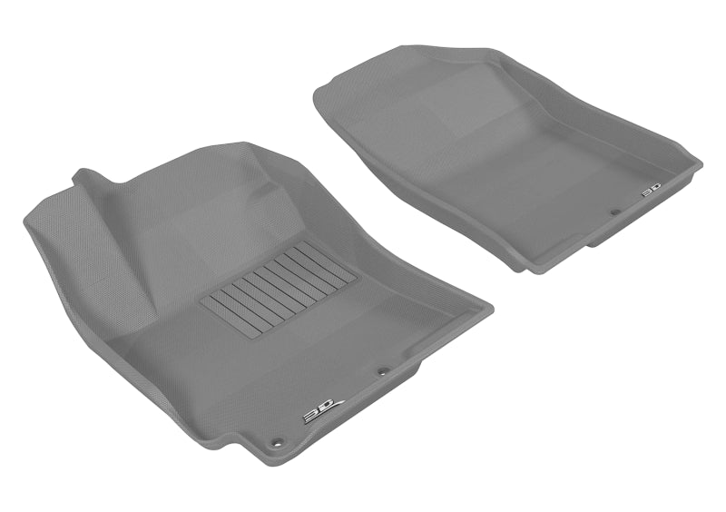 3D MAXpider 2012-2017 Hyundai Accent Kagu 1st Row Floormat - Gray