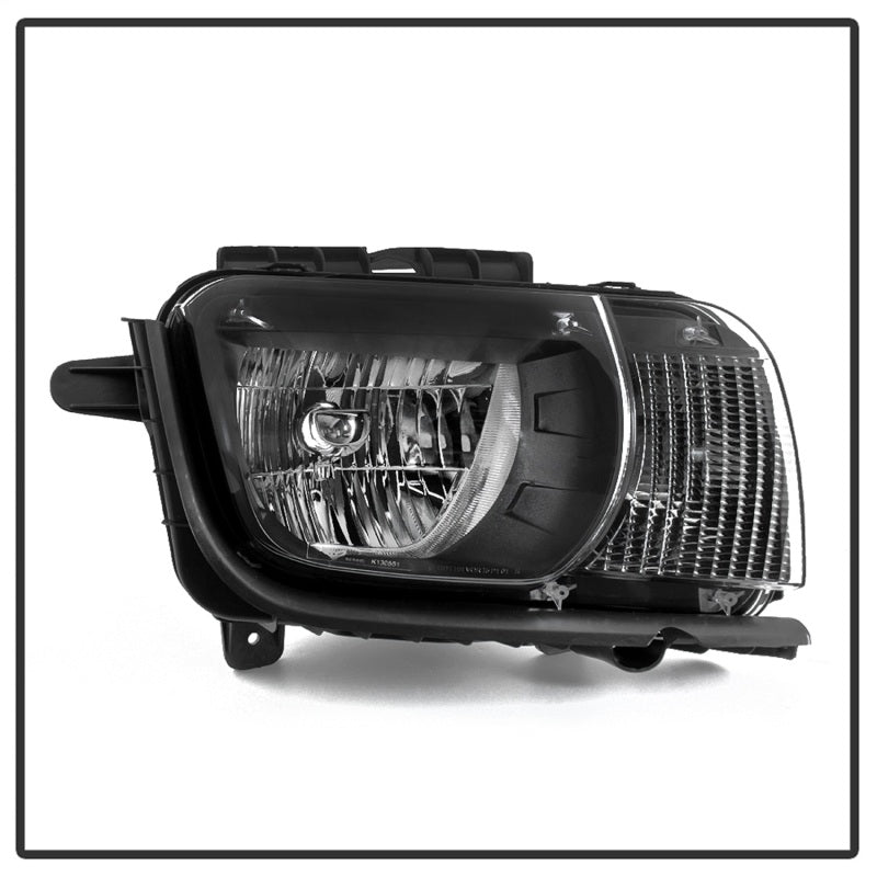 xTune 10-13 Chevrolet Camaro OEM Style Halogen Headlights - Black (HD-JH-CCAM10-OE-BK)