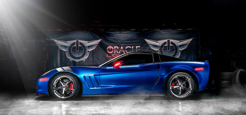 Oracle 05-13 Chevy Corvette C6 Concept Sidemarker Set - Tinted - Sonic Blue Metallic (GLB)