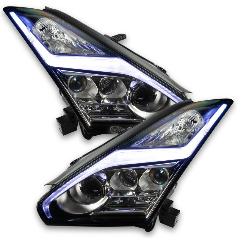 Oracle 15-21 Nissan GT-R RGB+W (Lightning Bolt) Headlight DRL Upgrade Kit - ColorSHIFT