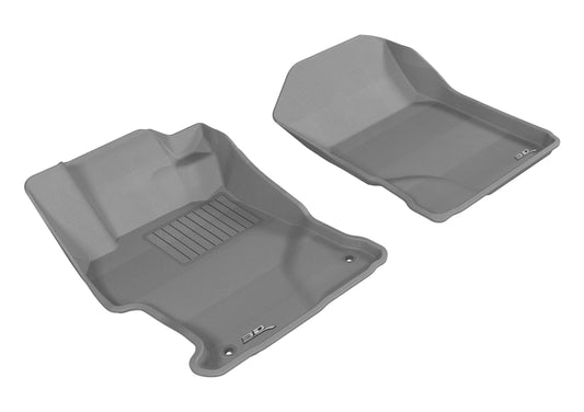 3D MAXpider 2012-2013 Honda Civic Kagu 1st Row Floormat - Gray