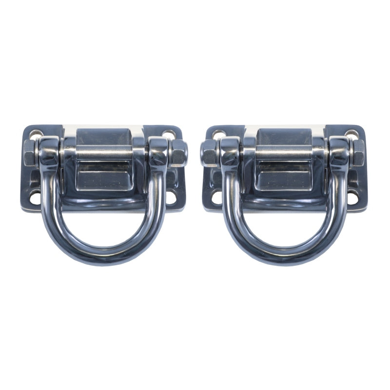 Rugged Ridge Polished SS D-Rings XHD Modular Front Rear Bumper