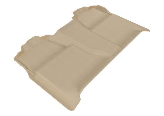 3D MAXpider 2007-2013 Chevrolet Silverado Crew Cab Kagu 2nd Row Floormats - Tan