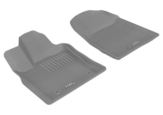 3D MAXpider 2011-2012 Dodge/Jeep Durango/Grand Cherokee Kagu 1st Row Floormat - Gray