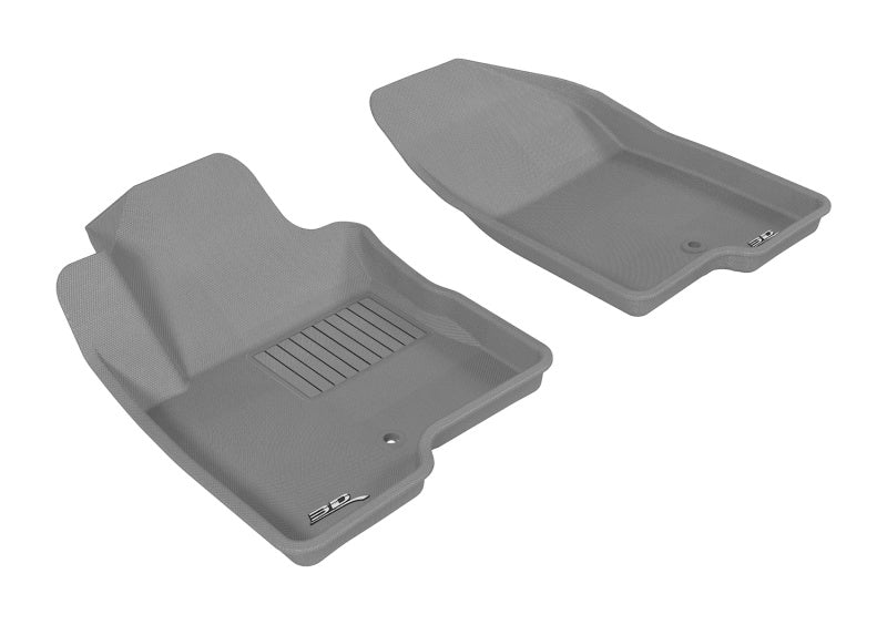 3D MAXpider 2007-2017 Jeep Compass/Patriot Kagu 1st Row Floormat - Gray