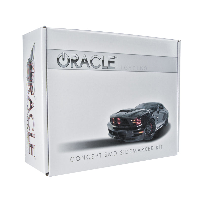 Oracle 10-14 Ford Mustang Concept Sidemarker Set - Ghosted - Deep Impact Blue Metallic (J4)