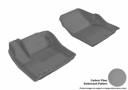 3D MAXpider 2012-2020 Land Rover Range Rover Evoque Kagu 1st Row Floormat - Gray