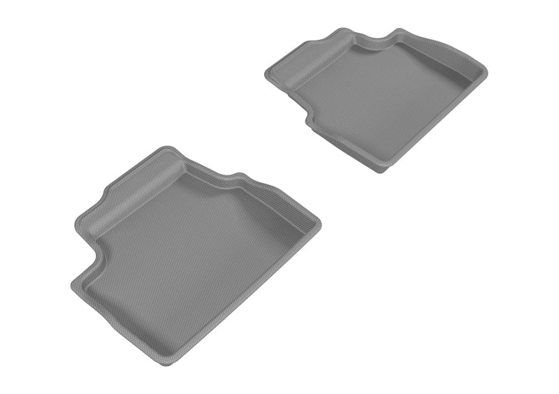 3D MAXpider 2014-2019 Mini Hardtop 4-Door Kagu 2nd Row Floormats - Gray