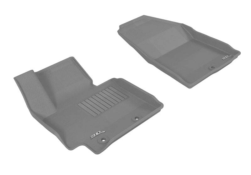 3D MAXpider 2014-2019 Kia Soul Kagu 1st Row Floormat - Gray