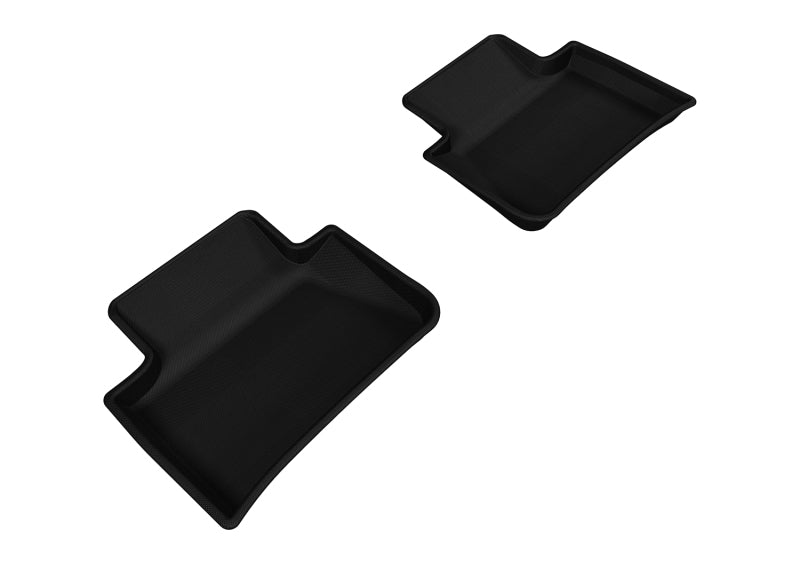 3D MAXpider 2014-2019 Porsche Macan Kagu 2nd Row Floormats - Black