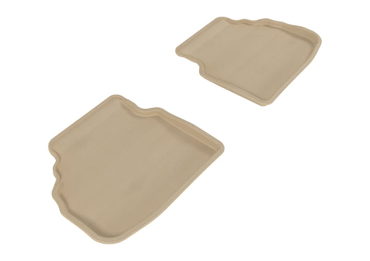 3D MAXpider 2009-2012 BMW 7 Series F01 Kagu 2nd Row Floormats - Tan