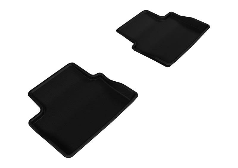 3D MAXpider 2013-2015 Chevrolet Malibu Kagu 2nd Row Floormats - Black