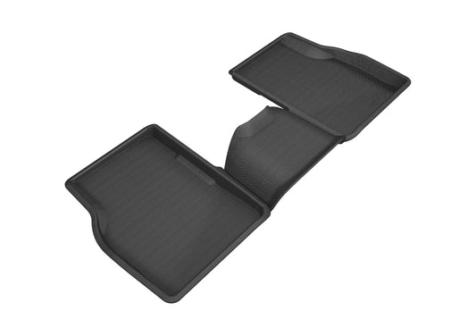 3D MAXpider 2017-2020 Jeep Compass Kagu 2nd Row Floormats - Black