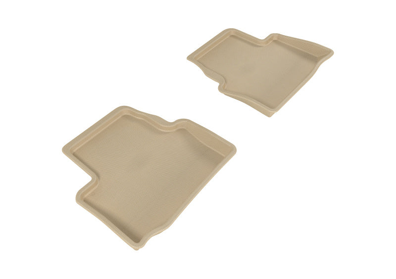 3D MAXpider 2013-2019 Cadillac ATS/ATS-V Kagu 2nd Row Floormats - Tan