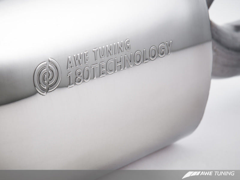 AWE Tuning B8 / B8.5 S5 Sportback Touring Edition Exhaust - Non-Resonated - Chrome Silver Tips