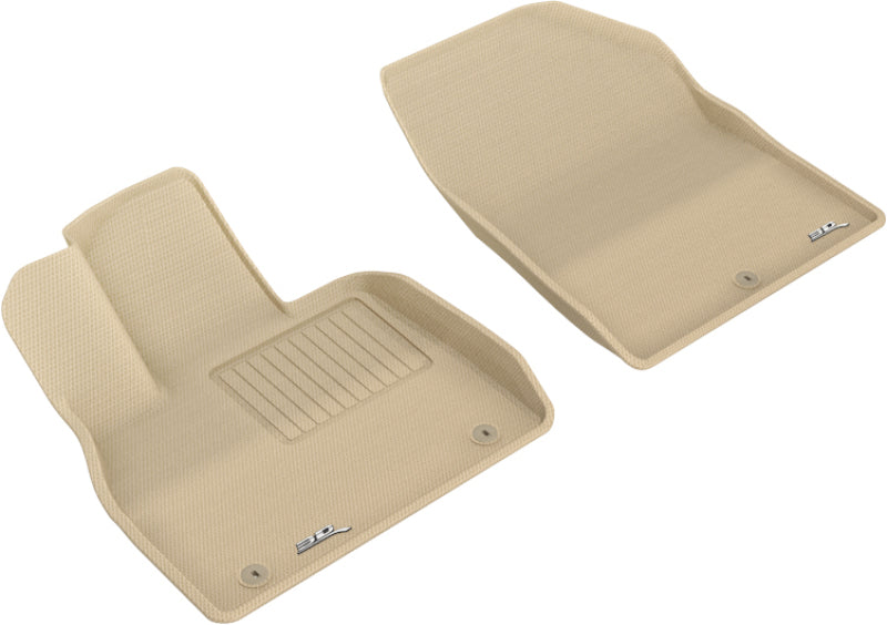 3D MAXpider 2020 Hyundai Palisade Kagu 1st Row Floormat - Tan