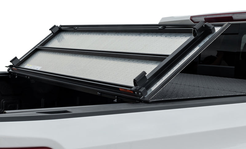 Access LOMAX Pro Series Tri-Fold Cover 07-19 Toyota Tundra 6ft6in Bed (Deck Rail) - Blk Diamond Mist