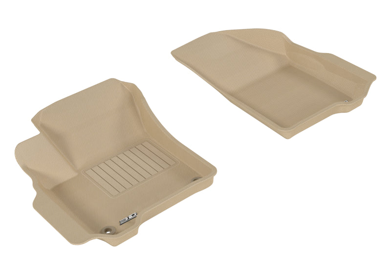 3D MAXpider 2012-2019 Dodge Journey Kagu 1st Row Floormat - Tan