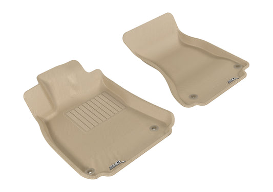 3D MAXpider 2009-2017 Audi A4/S4/RS4/A5/S5 Kagu 1st Row Floormat - Tan