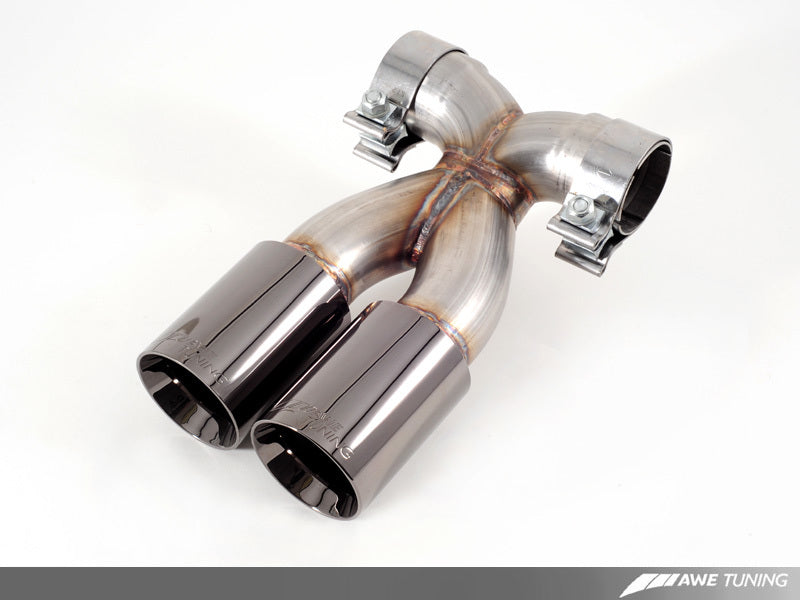 AWE Tuning Optional Porsche 987 Cayman/S Boxster/S Muffler Tip Set - Diamond Black