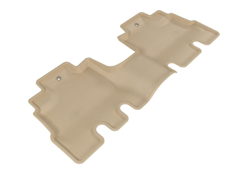 3D MAXpider 2014-2018 Jeep Wrangler JK Unlimited Kagu 2nd Row Floormats - Tan