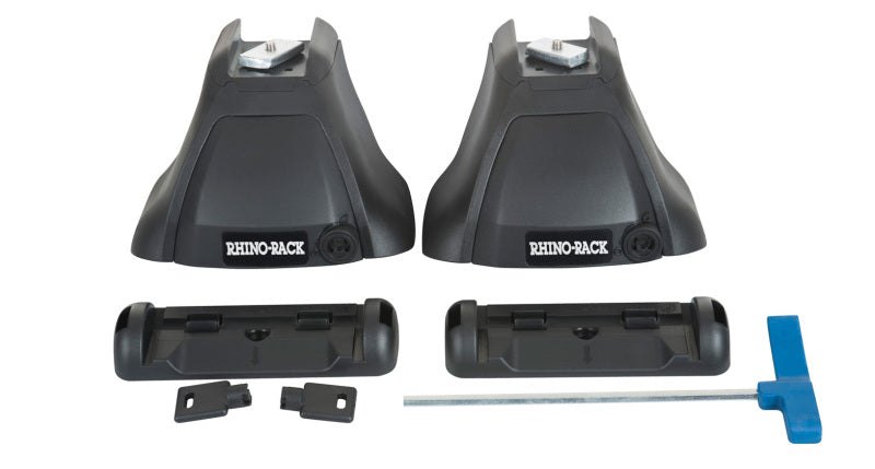 Rhino-Rack 04-08 Ford F150 4 Door Pick Up Heavy Duty 2500 1 Bar Roof Rack - Silver