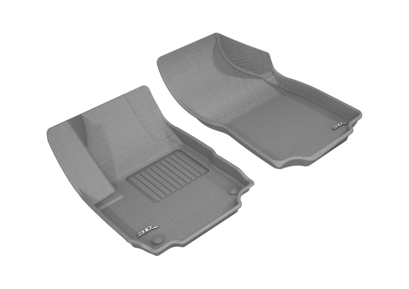 3D MAXpider 2018-2020 GMC Terrain Kagu 1st Row Floormat - Gray