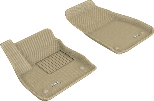 3D MAXpider 2018-2020 Buick Regal Kagu 1st Row Floormat - Tan