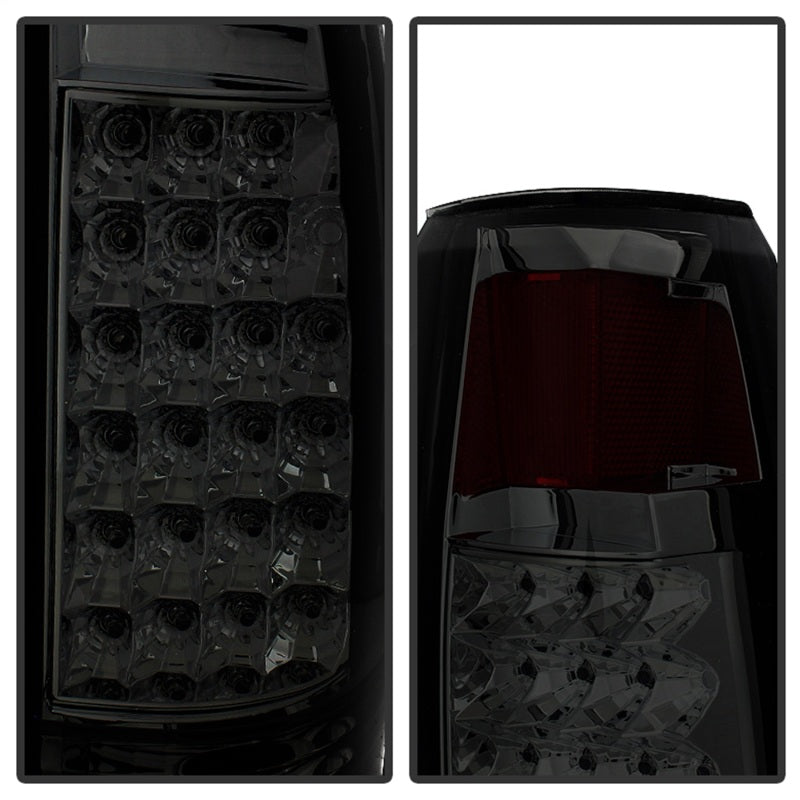 Xtune Yukon Denali 99-00 LED Tail Lights w/ 3rd LED Brake Light Smoked ALT-JH-CCK88-LED-SET-SM