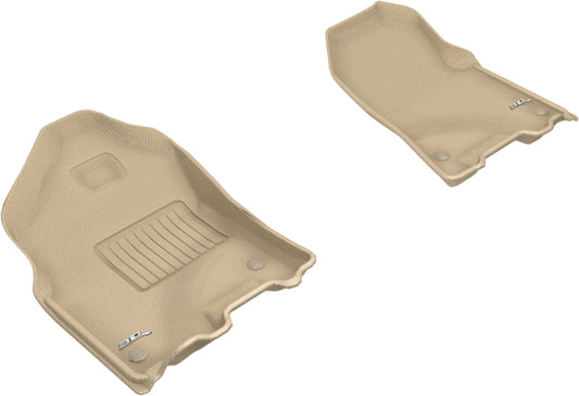 3D MAXpider 2019-2020 Dodge Ram 1500 Crew Cab/Quad Cab Kagu 1st Row Floormat - Tan