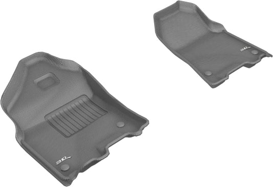 3D MAXpider 2019-2020 Dodge Ram 1500 Crew Cab/Quad Cab Kagu 1st Row Floormat - Gray