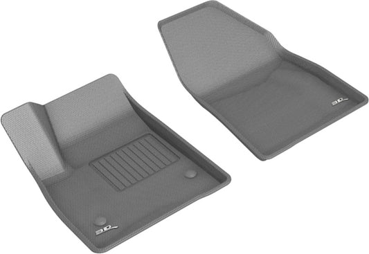 3D MAXpider 20-21 Cadillac XT6 Kagu 1st Row Floormats - Gray