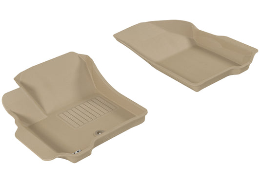 3D MAXpider 2009-2012 Dodge Journey Kagu 1st Row Floormat - Tan